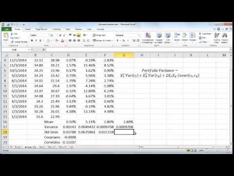 how to draw efficient frontier