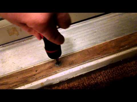 how to adjust entry door