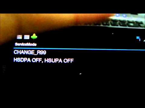 how to enable hsdpa on galaxy y