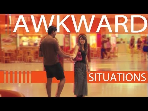 how to react in awkward situations