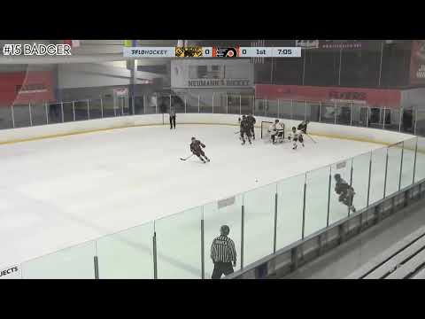 5 on 3 PK. Zander is #15 and is to the RIGHT of the goalie through most of this video.