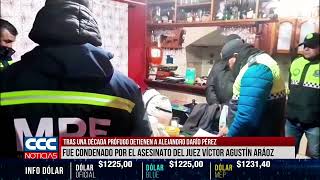 TRAS UNA DÉCADA PRÓFUGO DETIENEN A ALEJANDRO DARÍO PÉREZ