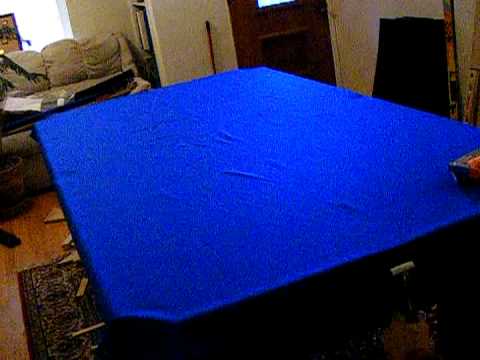how to recover slate pool table