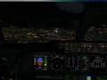 FSX PMDG MD-11, final approach Innspruck (at night)