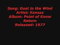 Kansas - Dust in the Wind lyrics