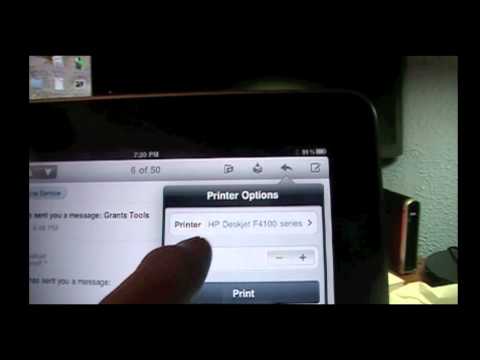 how to sync printer to ipad