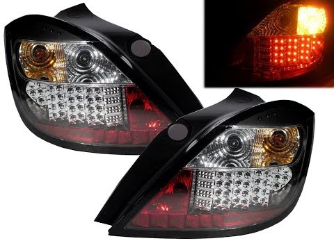 how to remove astra h rear lights