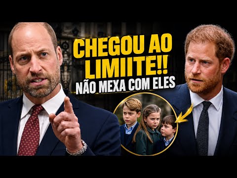 🔥 WILLIAM MANDA RECADO DURO A HARRY PARA PROTEGER OS FILHOS E PROMETE AGIR