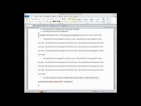 how to create lines in word