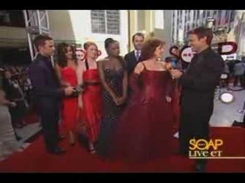 SoapNet Emmy Red Carpet 2007-David Fumero Renee Goldsberry
