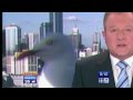 SEAGULL SURPRISE,'HD' AUSTRALIAN NEWS READER GOT THE SCARE OF HIS LIFE WHEN A SEAGULL DROPED BY
