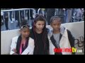 Jaden Smith (The Karate Kid) and Willow Smith at "The Perfect Game" Premiere April 5, 2010