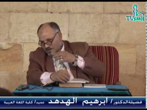 شرح كتاب دلائل الإعجاز الحلقة 2 تابع أصول النحو للدكتور إبراهيم الهدهد