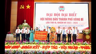 Đại hội đại biểu Hội Nông dân thành phố Uông Bí lần thứ XI, nhiệm kỳ 2023-2028
