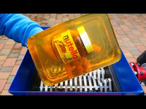 NUTELLA JELLY VS FAST SHREDDER!
