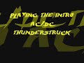 AC/DC Thunderstruck Intro - Guitar Cover - 93Monsterenergy