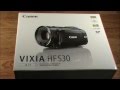 Canon Vixia HF S30