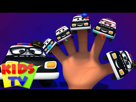 Police car finger family