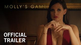 mollys game official trailer now playing