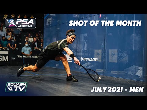 Squash: Men's Shot of the Month - July 2021