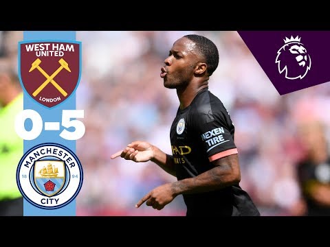 Video: HIGHLIGHTS | West Ham 0-5 Man City | Sterling Hatrick, Gabriel Jesus, Sergio Aguero
