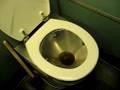 Russian toilet in train