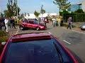 Blown Big block in a rear wheel drive crx shell.