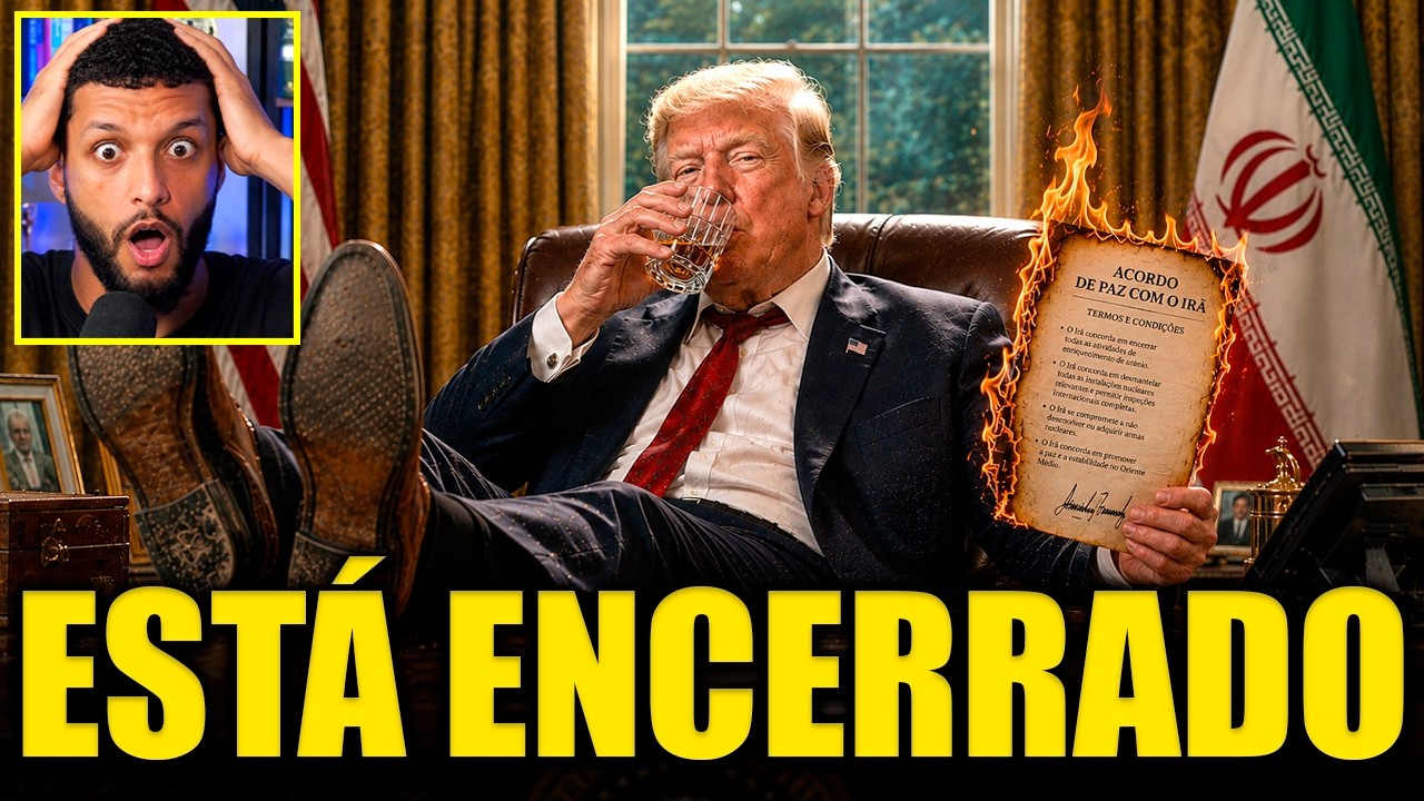 INSANO: Trump DESISTIU DA GUERRA e petróleo despenca com bolsas DISPARANDO