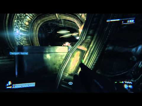 space jockey - In Colonial Marines you take a trip through the Engineer/Spacejockey/Derelict Ship from the movies. Pretty awesome. You also go back later and it is complete...