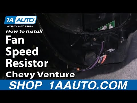 How To Install Replace Fan Speed Resistor Chevy Venture Pontiac Montana 97-05 1AAuto.com