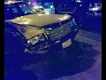 حادث في ابحر المرسيدس انعدم بس لطف الله بالعائلة اللي في السيارة