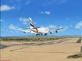 Boeing 747-800 Landing