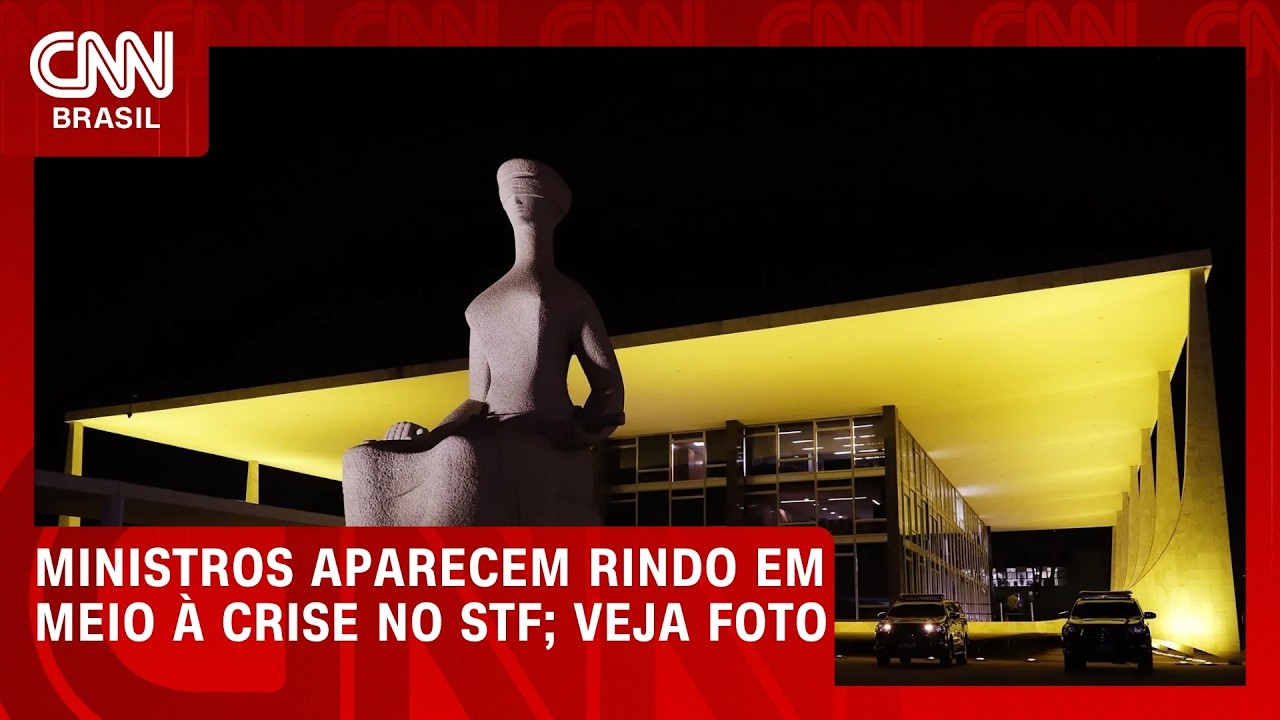 Foto registra ministros do STF rindo em meio à crise entre Moraes e Vorcaro | HORA H
