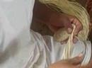 Our friend Jaquer weaves a chambira basket at a workshop
