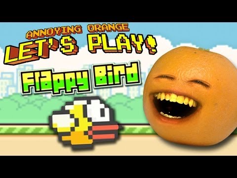 Annoying Orange Let's Play - Flappy Bird