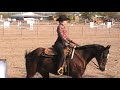 Pamie Evans riding for NMSU vs USC