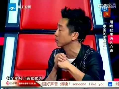 someone like you - The 19 year old girl ZhengHong singing Adele's 《Someone Like You》. http://bit.ly/NoWgiX.