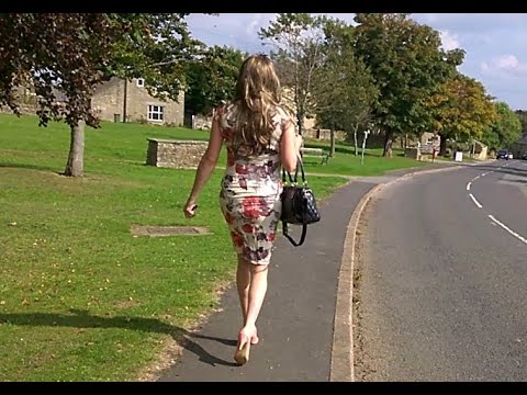 transvestite - A recent day out in Stanhope County Durham, on my holidays I love my new dress and heels x.