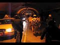 Critical Mass riders going through Park Avenue Tunnel