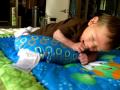 Ayden practicing his crawl at 13 days old!