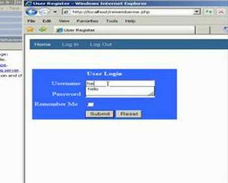 Access and Modify User Profile using PHP and Dreamweaver Access and Modify User Profile using PHP and Dreamweaver