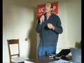 Il presidente Francesco Petrelli risponde alle domande dei volontari al "II Incontro Nazionale dei Volontari di Ucodep".