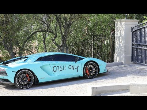 EXCLUSIVE - Justin Bieber Drops By Chris Brown's After Hanging Out At Coachella