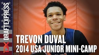 2014 Trevon Duval Interview - DraftExpress - USA Junior National Team Mini-Camp