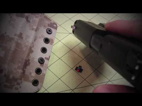 how to adjust sights on m&p 40