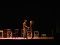 Brunella Platania ed Andrea Perrozzi in una scena del Musical i Trasteverini andato in scena il 4 gennaio 2009 al teatro Alba Radians di Albano.