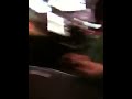 Guy snorting red pepper