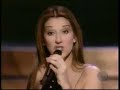 Celine Dion performing with Nsync