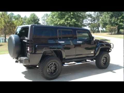 h3 - SEE WWW.SUNSETMILAN.COM FOR MORE PHOTOS AND INFO. SHARP 2007 HUMMER H3 LUXURY PKG, BLACK WITH BLACK HEATED LEATHER SEATS, NEW MICKEY THOMPSON WHEELS AND TIRE...