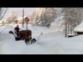 Snöröjning på Höglunda - med Volvo T31